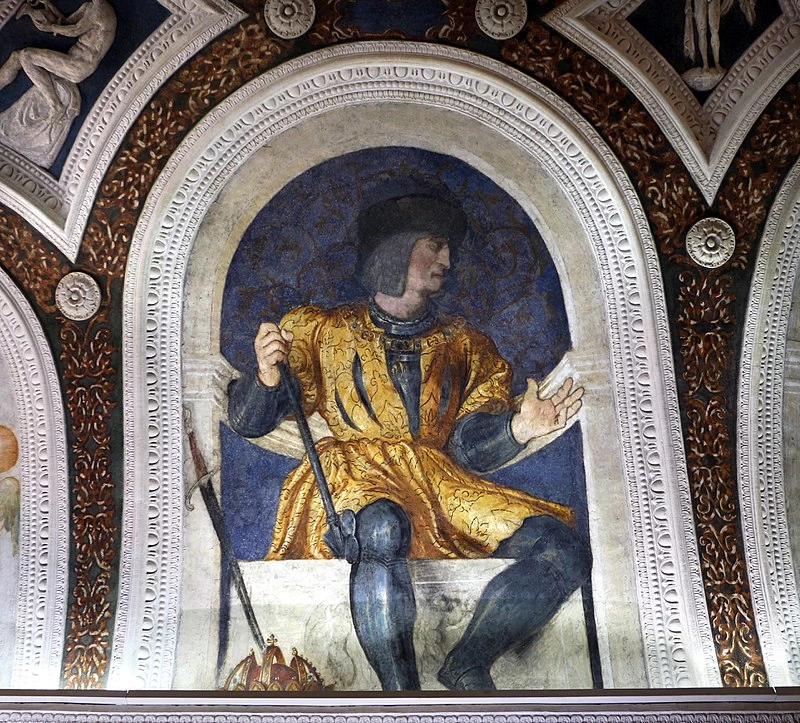 Il Romanino-62-Camera delle udienze-2-Castello di Belgioioso